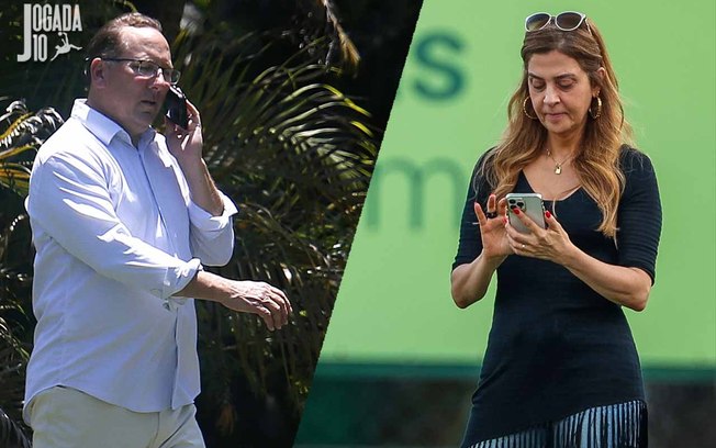 Duelo entre Bota e Verdão coloca novamente Leila e Textor frente a frente