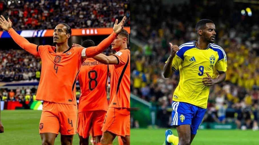 Van Dijk e Isak marcaram nas estreias de Holanda e Suécia