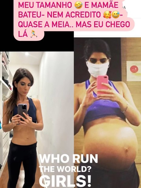 Andréia Sadi impressiona ao mostrar antes e depois do corpo após 2 anos do parto dos gêmeos