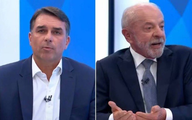 Flávio Bolsonaro (PL) e Luiz Inácio Lula da Silva (PT) Flávio Bolsonaro (PL) e Luiz Inácio Lula da Silva (PT)