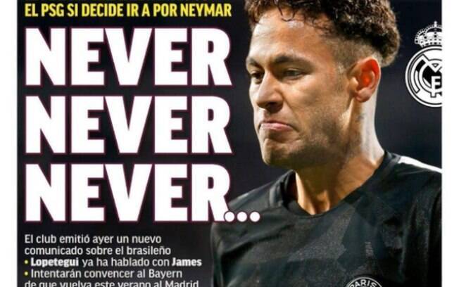 Jornal Marca, de Madri, descarta Neymar no Real