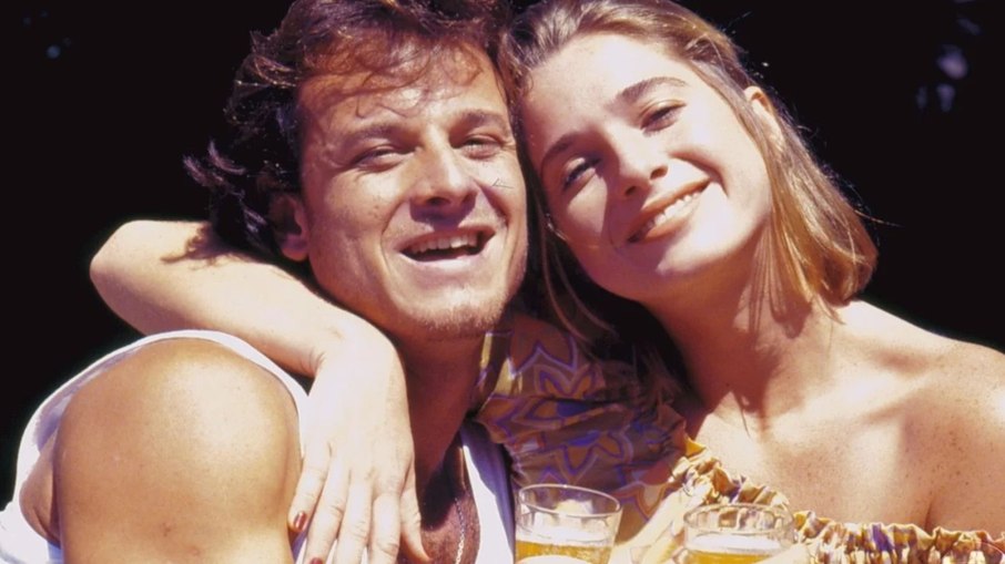  Letícia Spiller e Marcello Novaes começaram o romance durante as gravações da novela 