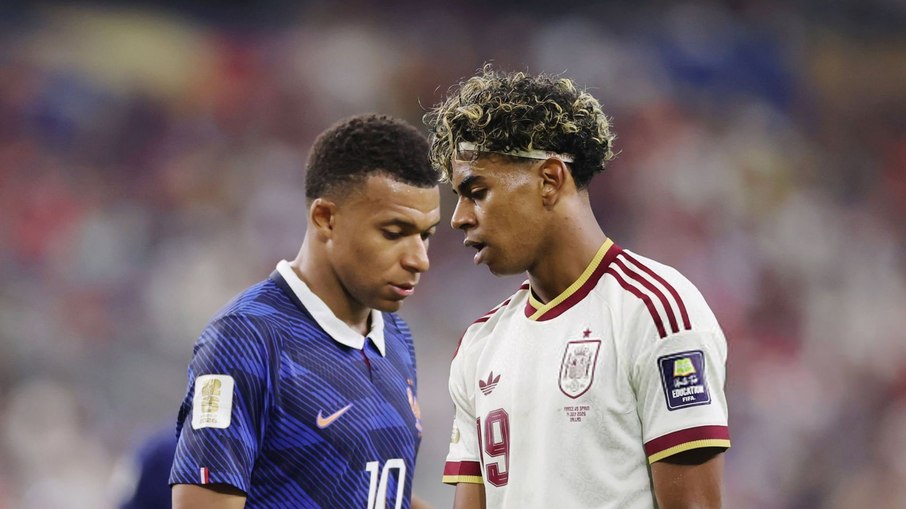 Yamal aumenta 'freguesia' de Mbappé após vitória da Espanha Yamal aumenta 'freguesia' de Mbappé após vitória da Espanha
