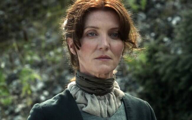 Catelyn Stark, mãe de Sansa Stark, divide a lista com a filha, embora esteja na metade inferior dela Catelyn Stark, mãe de Sansa Stark, divide a lista com a filha, embora esteja na metade inferior dela