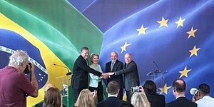 "O melhor está por vir", diz chefe da UE ao se reunir com Lula