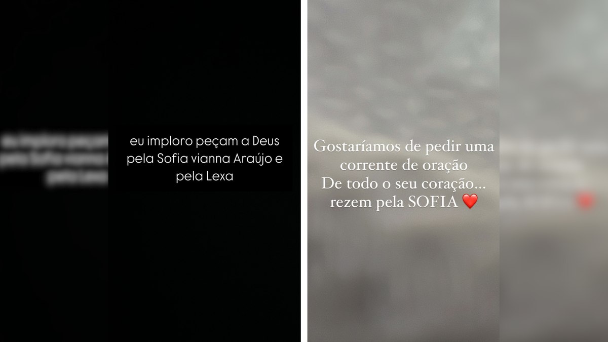 Mãe de Lexa pede orações pela saúde da filha e da neta