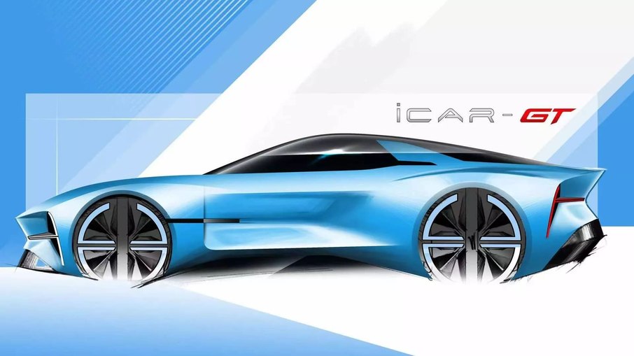 iCar GT tem design com linhas bastante modernas, mas lembram veículos já existentes