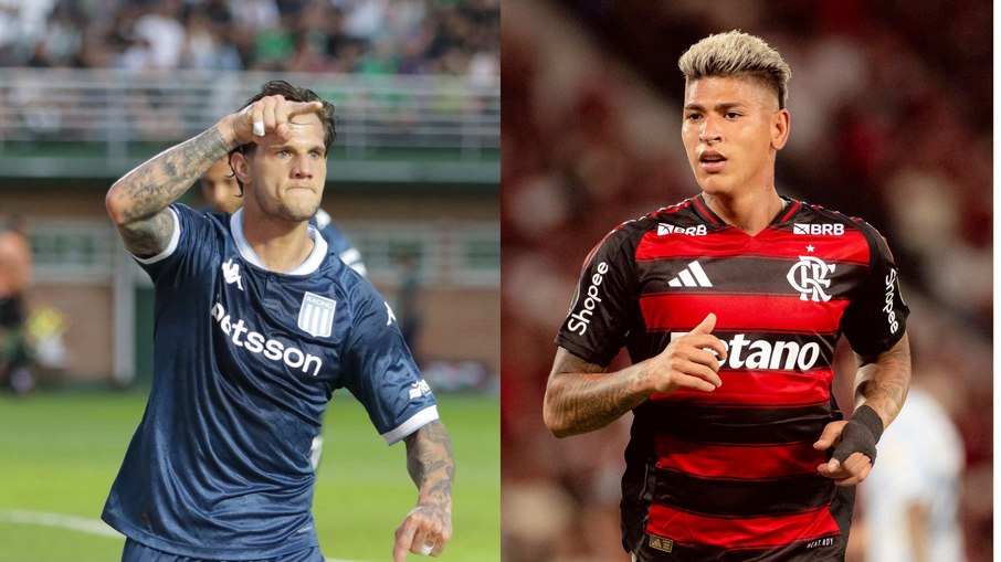 Zuculini e Carrascal são peças importantes de Racing e Flamengo Zuculini e Carrascal são peças importantes de Racing e Flamengo