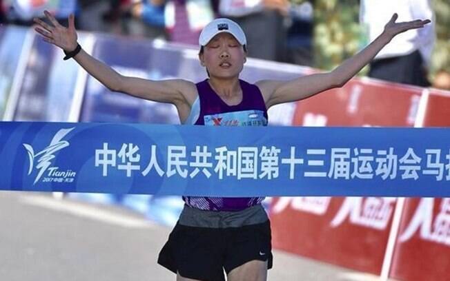 Wang Jiali, corredor chinês, foi pego no doping esse ano. Por ser antes da punição de prisão, ele está banido do esporte