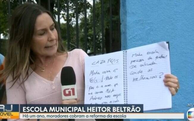 Susana, a repórter da Globo