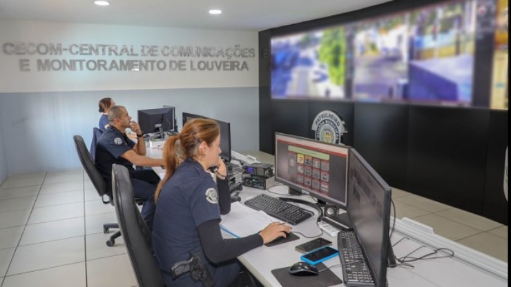 Câmeras de monitoramento fortalecem ação policial em Louveira