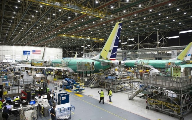 (Arquivo) Fábrica da Boeing na cidade americana de Renton