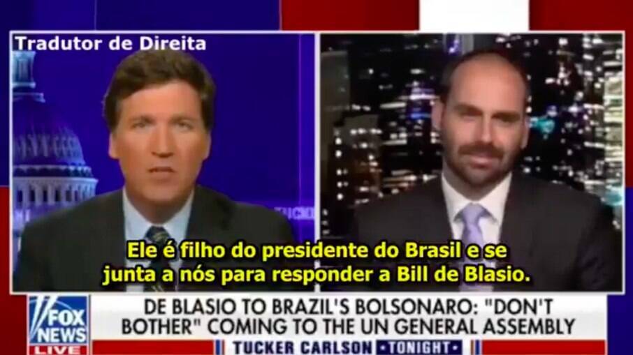 Eduardo Bolsonaro em entrevista para Fox News