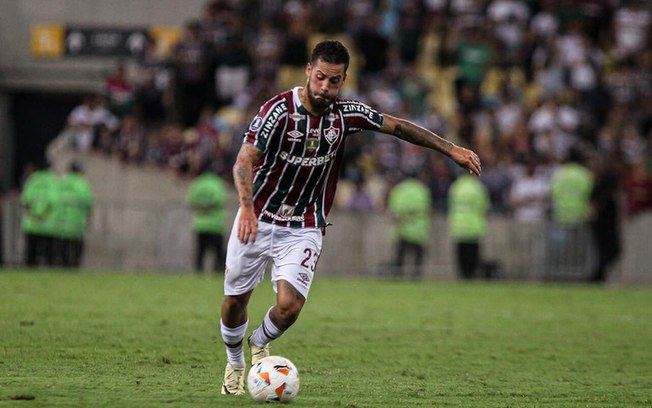 Guga, do Fluminense, teve boa atuação diante do Cerro Porteño pela Libertadores 
