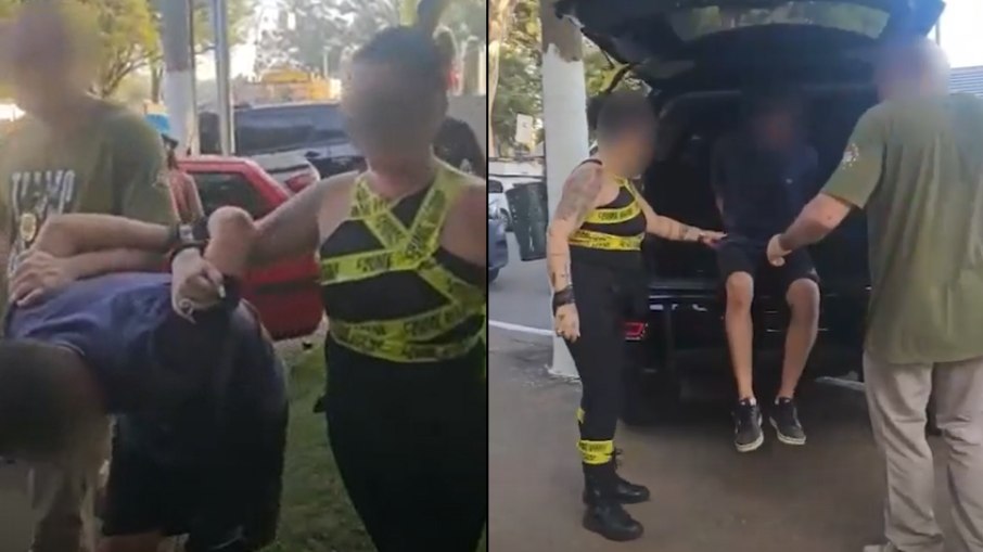 Policial fantasiada prendeu suspeito