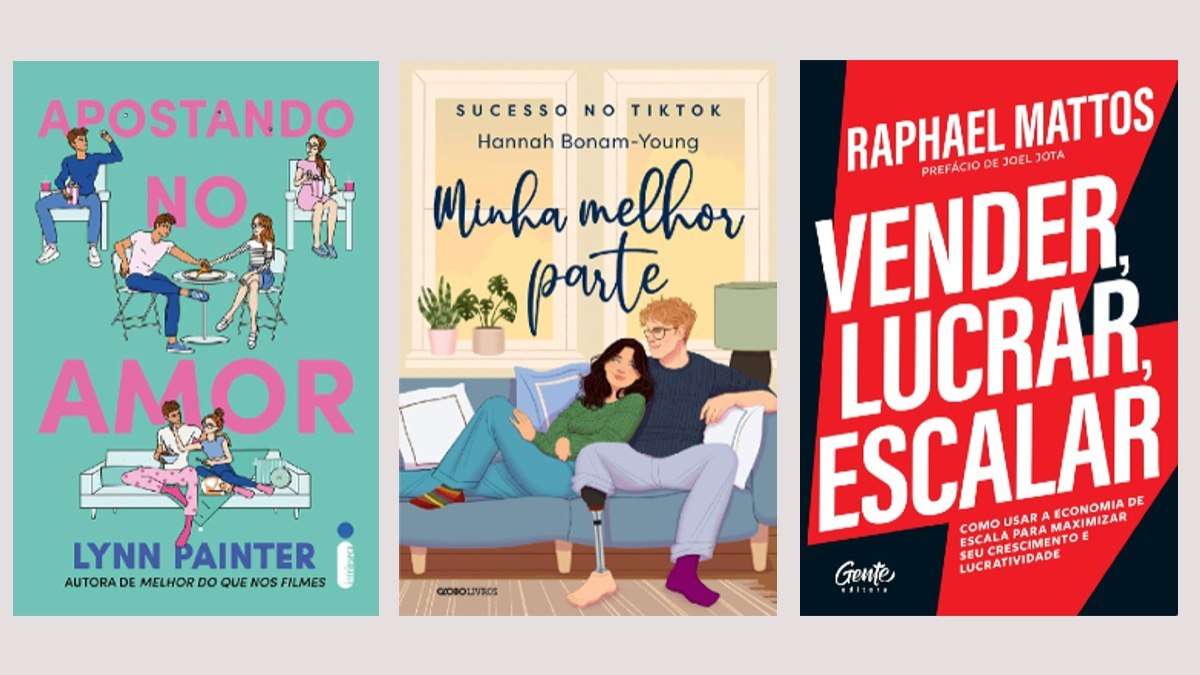 Livros em lançamento estão em oferta por tempo limitado na Amazon