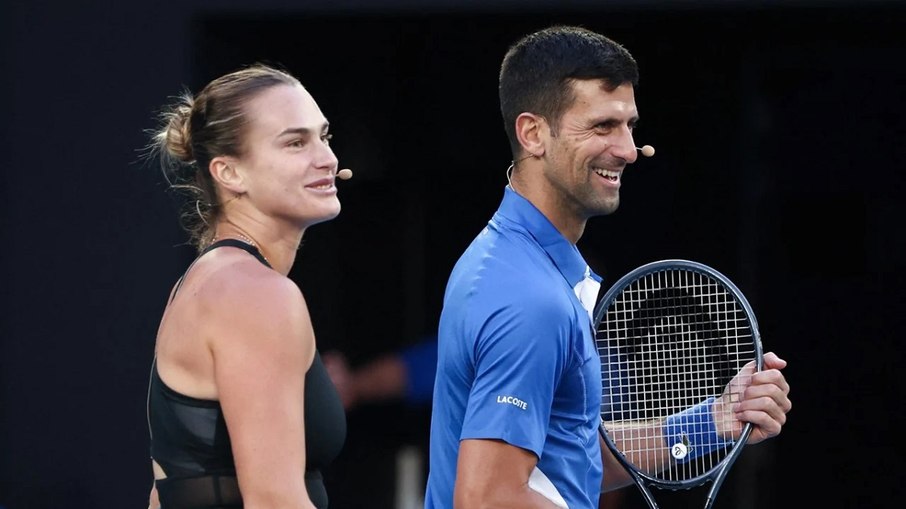 Djokovic e Sabalenka se juntam para jogar duplas mistas