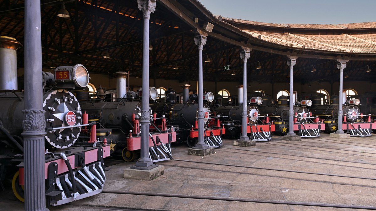 A maioria das peças da Maria Fumaça ainda são originais A maioria das peças da Maria Fumaça ainda são originais