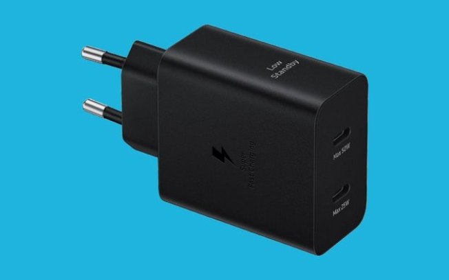 Samsung lança carregador de 50 W com duas portas USB-C