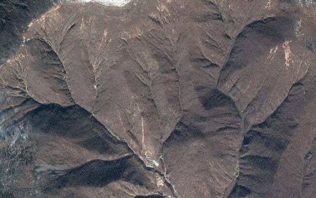 Cavernas subterrâneas no local de testes nucleares da Coreia do Norte sucumbiram