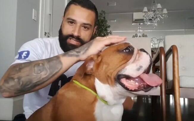 André usa o Bulldog Léo para dar dicas de como melhorar o comportamento de um cachorro agressivo