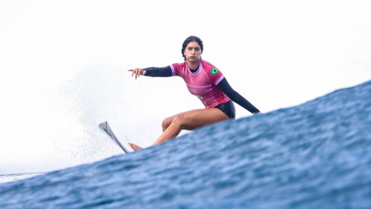 Luana Silva é eliminada nas quartas de final do surfe