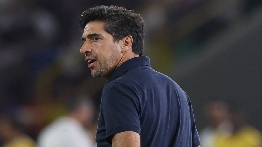 Abel Ferreira durante a estreia do Palmeiras na Libertadores