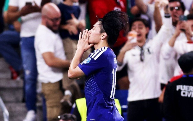 Ayase Ueda marca seu primeiro gol na Copa do Mundo