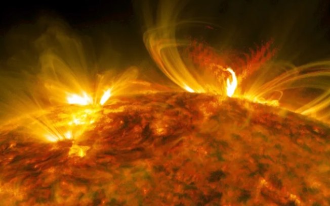 Erupção solar 40 vezes maior que a Terra atinge Mercúrio