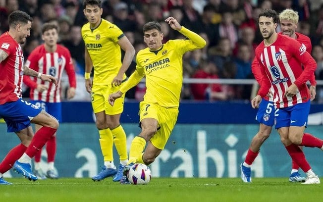 Atléti venceu o Villarreal por 3 a 1 no primeiro turno