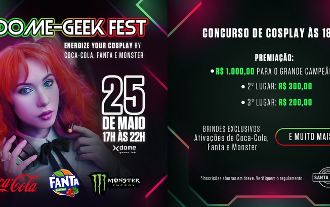 Xdome Gamer Lab e FEMSA organizam concurso de Cosplay para o Dia do Orgulho Geek