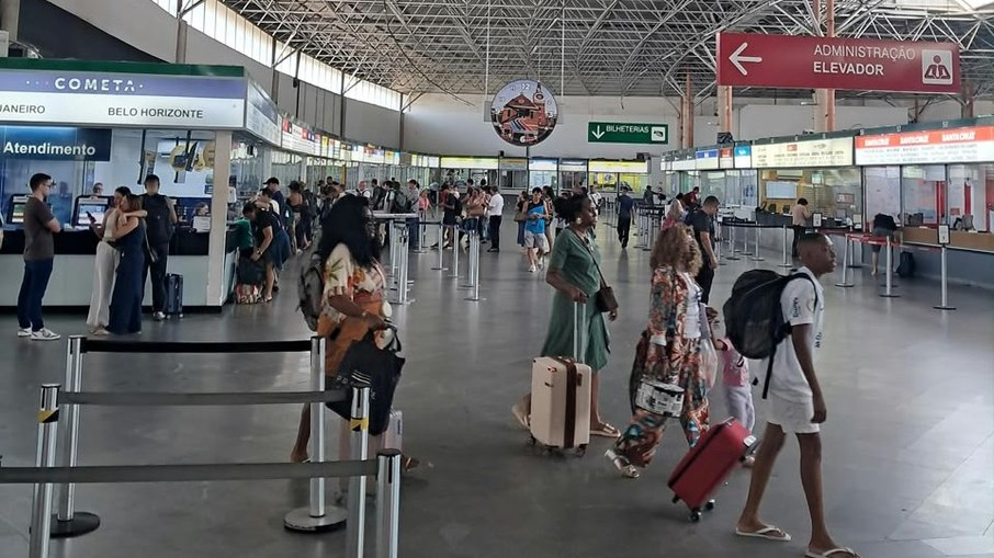 Movimento no Terminal Rodoviário de Campinas