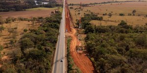 Obras mudam tráfego na BR-153 em Rianápolis; veja trecho