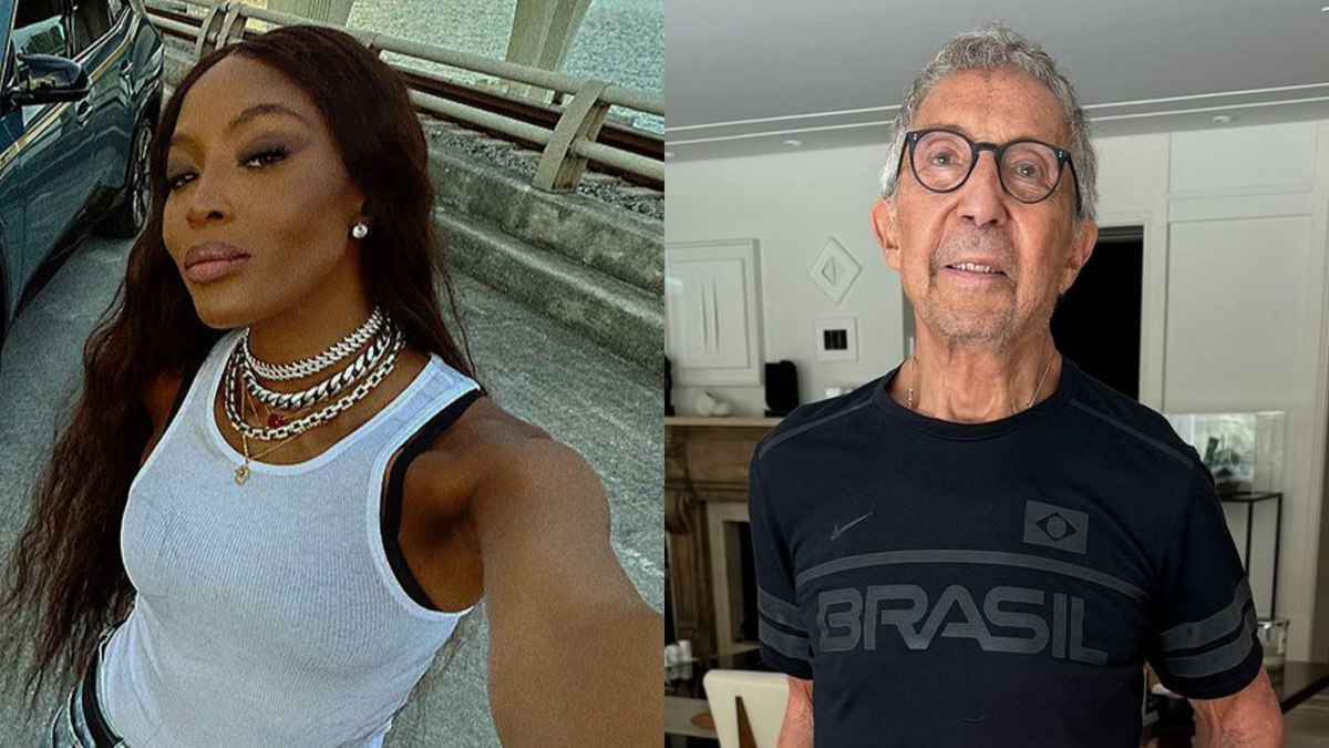 Naomi Campbell lamenta morte do ex-sogro, Abílio Diniz