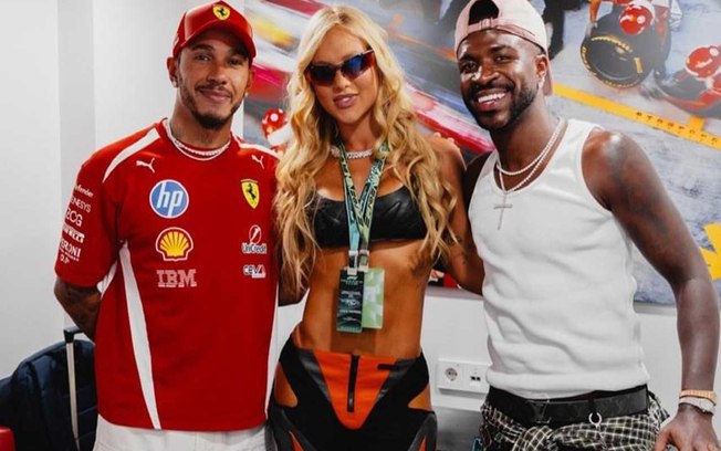 Vini Jr e Virginia marcam presença no GP da Espanha de F1