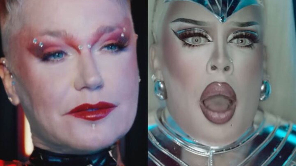 Xuxa e Gloria Groove são rivais no clipe de Modo Xuxa 