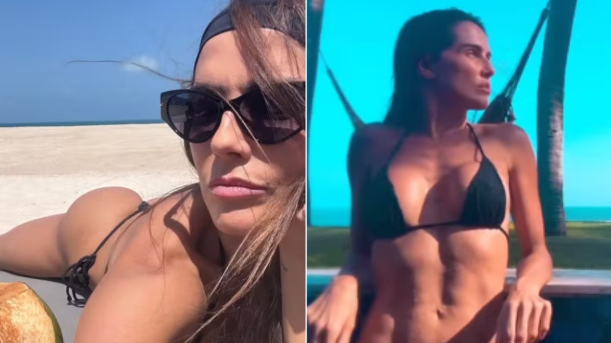 Deborah Secco de biquíni