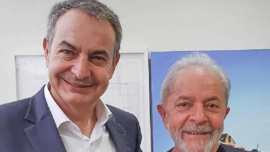 Lula e o ex-presidente do governo da Espanha José Luís Rodríguez Zapatero