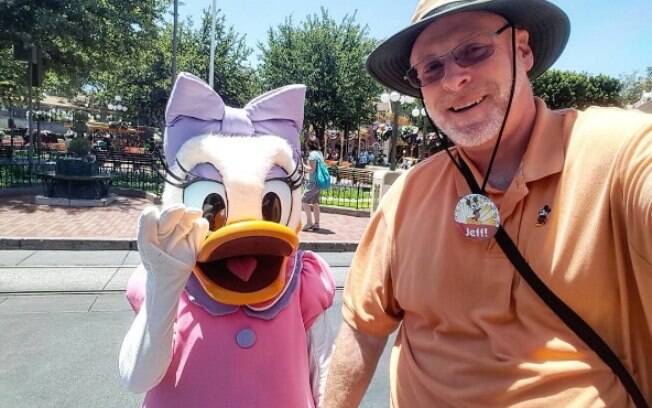 Jeff já visitou os parques da Disney mais de duas mil vezes