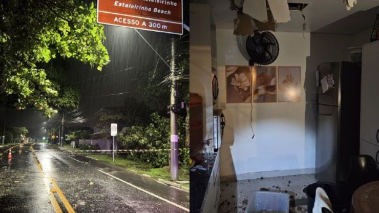 Chuvas causam estragos, alagamentos e
cancelam aulas em SC