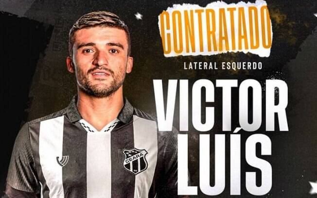 Oficializou! Victor Luis é o novo reforço do Ceará