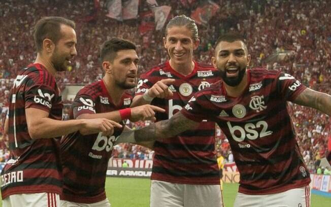 Jogadores do Flamengo