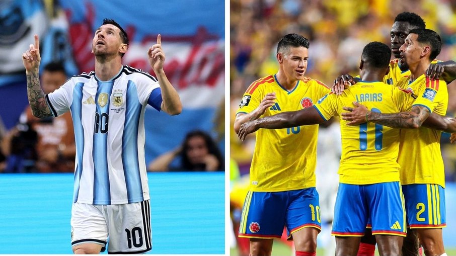 Argentina e Colômbia podem se enfrentar nas quartas de final