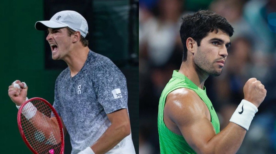 João Fonseca e Alcaraz se enfrentam pela primeira vez João Fonseca e Alcaraz se enfrentam pela primeira vez