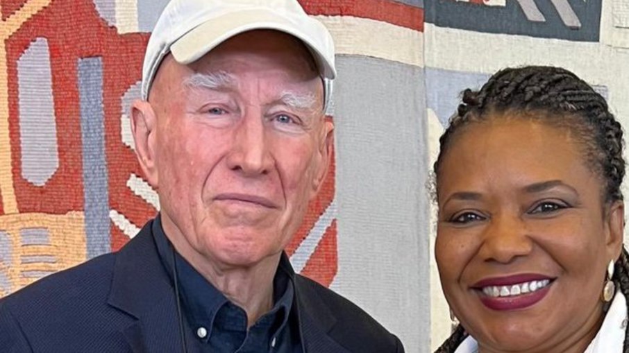 Sebastião Salgado e Margareth Menezes Sebastião Salgado e Margareth Menezes