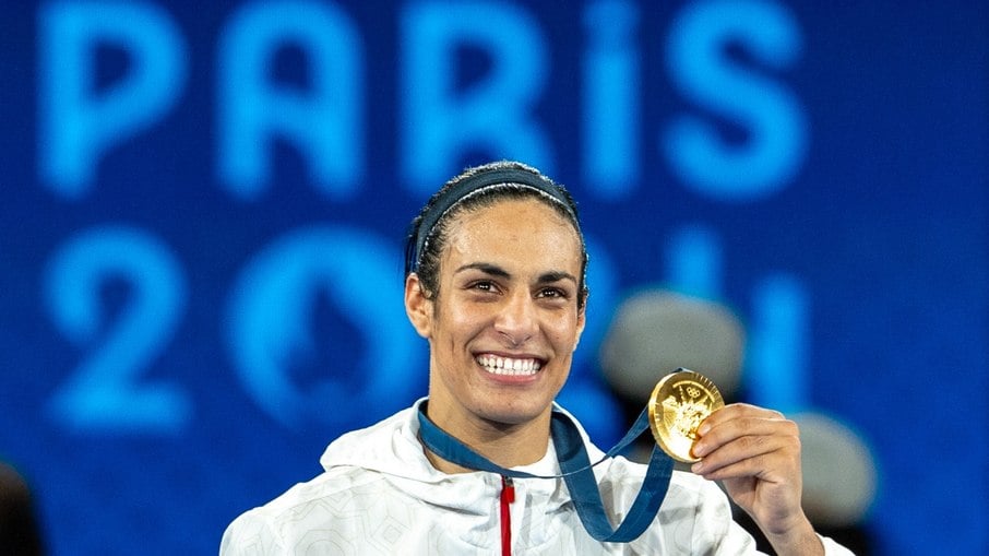 Imane Khelif conquistou a medalha de ouro no boxe dos Jogos Olímpicos de Paris