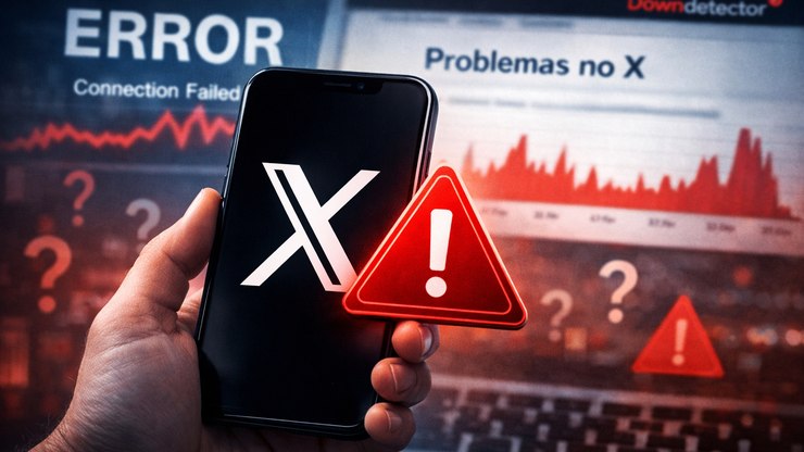 X apresenta falhas nesta quinta-feira (22)