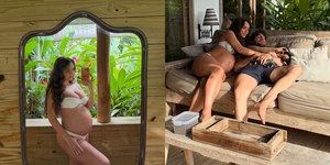 Rafa Kalimann mostra barrigão de 8 meses em viagem romântica