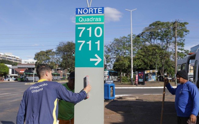 Endereço de Brasília segue coordenadas cartesianas e numeração lógica