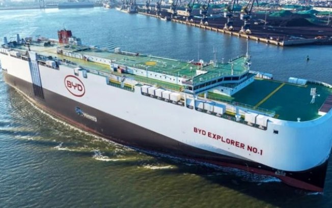 BYD aposta em navio próprio para ampliar exportações
